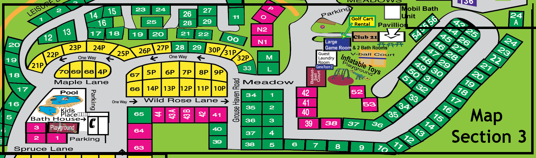 Resort Map Section 3